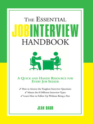cover image of The Essential Job Interview Handbook